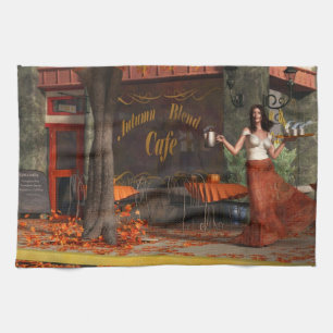 The Autumn Roast Cafe Towel
