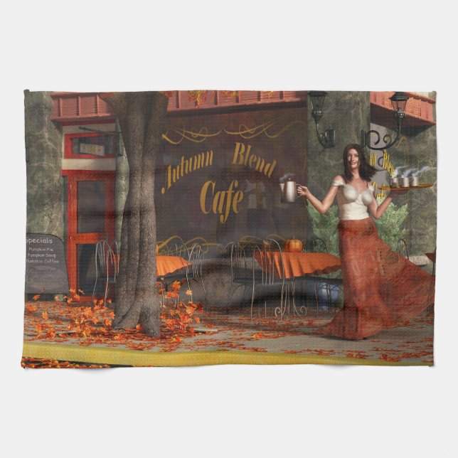 The Autumn Roast Cafe Towel (Horizontal)