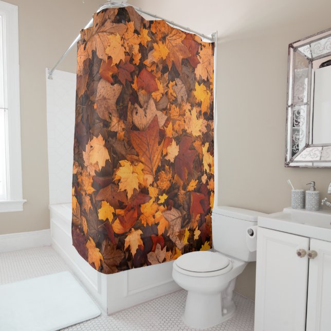 the autumn shower curtain (In Situ)