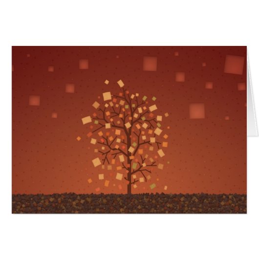 The Autumn Tree Cards (Front Horizontal)