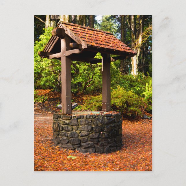 The Autumn Well Postcard (Front)