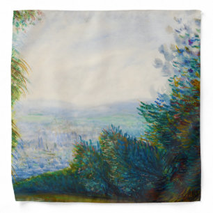 The Auvers Valley on the Oise River Renoir Bandana