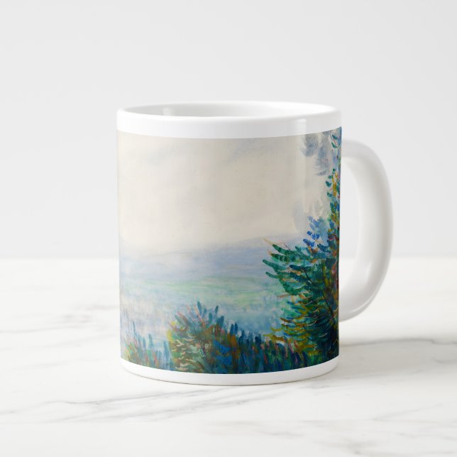 The Auvers Valley on the Oise River Renoir Giant Coffee Mug (Front Right)