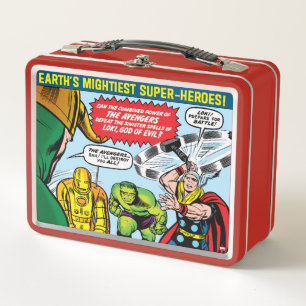 The Avengers #1 Comic Cover Metal Lunch Box