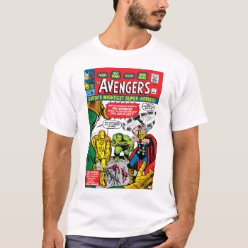 The Avengers #1 Comic Cover T-shirt by marvelclassics at Zazzle