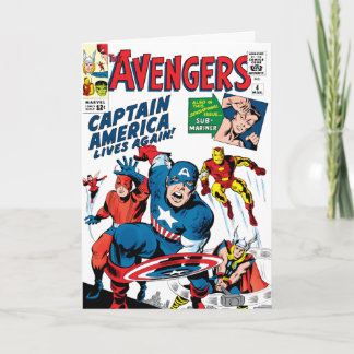 The Avengers #4 Comic Cover Card