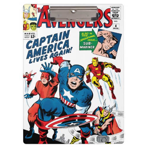 The Avengers 4 Comic Cover Clipboard