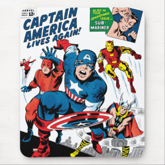 The Avengers #4 Comic Cover Mouse Pad