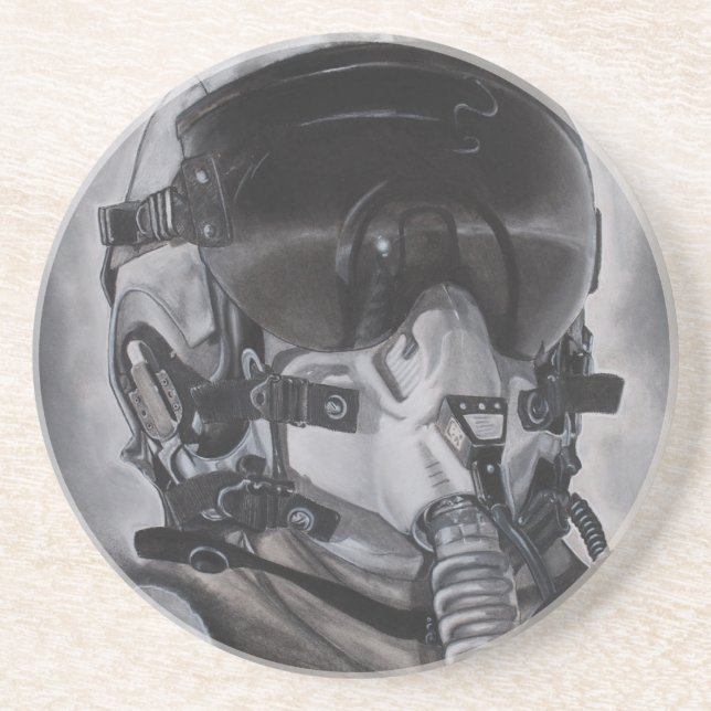 The Aviator Sandstone Coaster (Front)