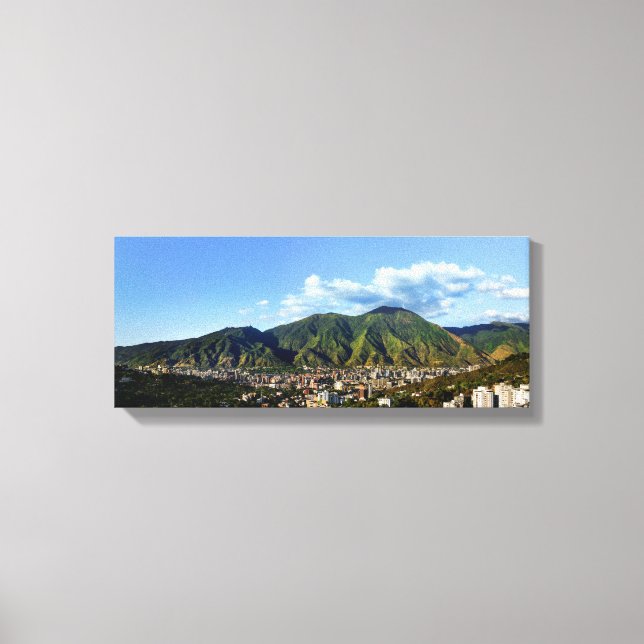 The Avila Day - full high resolution panorama Canvas Print (Front)
