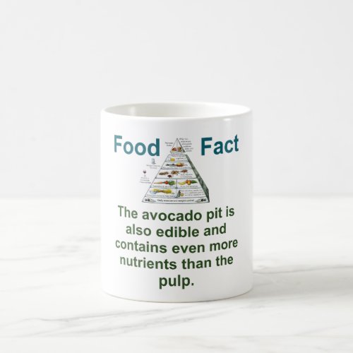 The Avocado Pit Is Also Edible _ Food Fact Coffee Mug