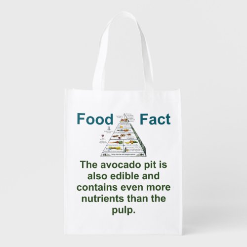 The Avocado Pit Is Also Edible _ Food Fact Grocery Bag