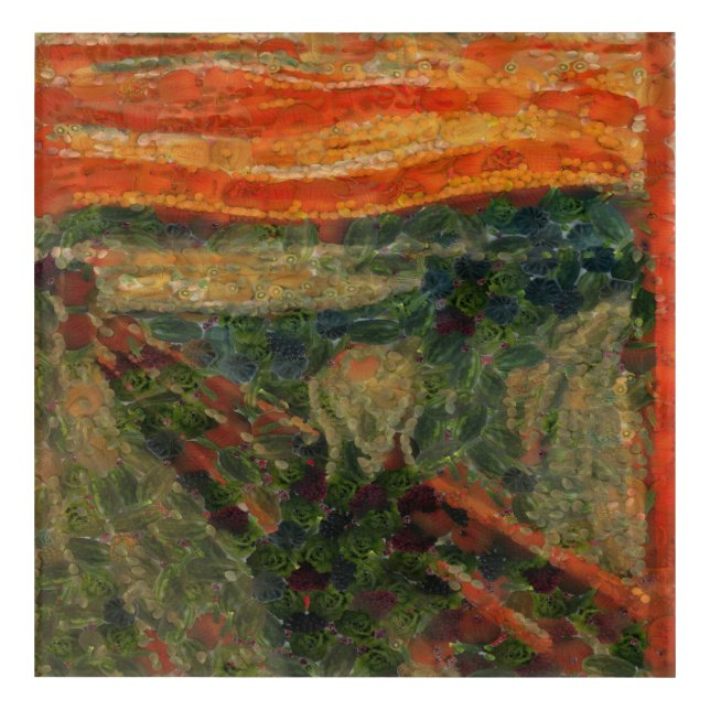 The Avocado Scream Fine Art Vegan Spoof  (Front)