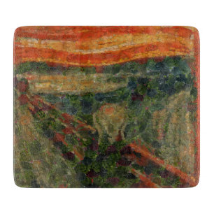 The Avocado Scream Fine Art Vegan Spoof  Cutting Board