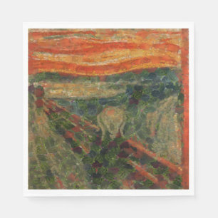 The Avocado Scream Fine Art Vegan Spoof  Napkins