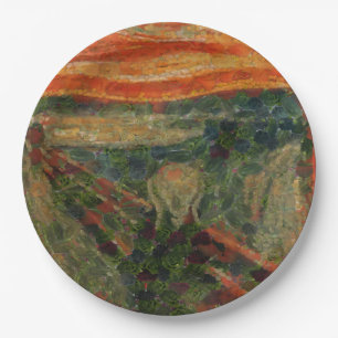 The Avocado Scream Fine Art Vegan Spoof Paper Plates
