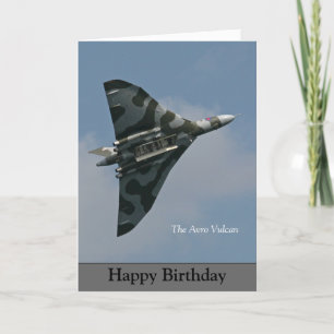 The Avro Vulcan Happy Birthday Card