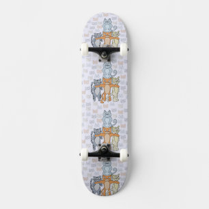 The Awesome Cats Skateboard