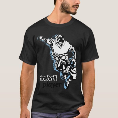 the Awesome T_shirt design football player