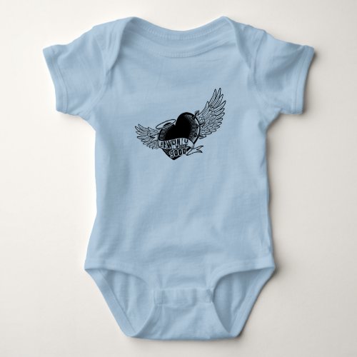 The Awfully Good Baby One Piece _ Blue  Baby Bodysuit