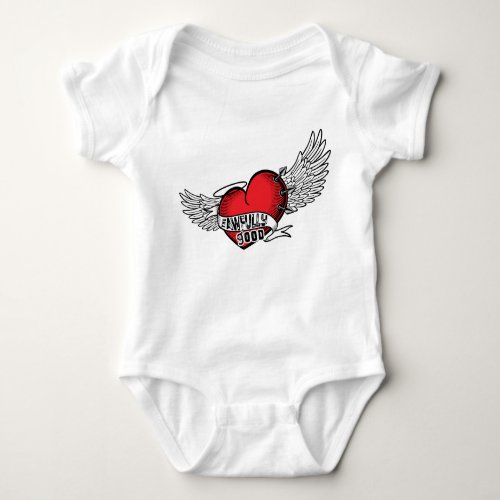 The Awfully Good Baby One_piece White Baby Bodysuit