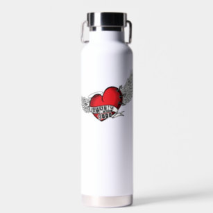 Chicago Flag Bridgeport Steel Slim Water Bottle