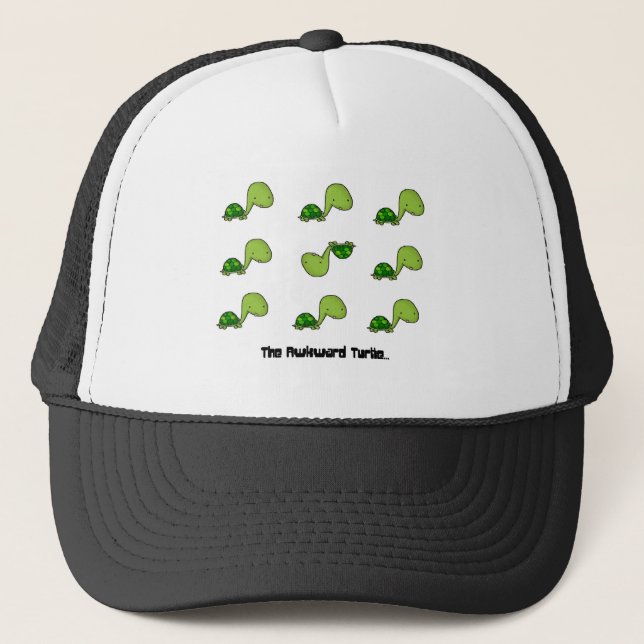 The Awkward Turtle Trucker Hat (Front)