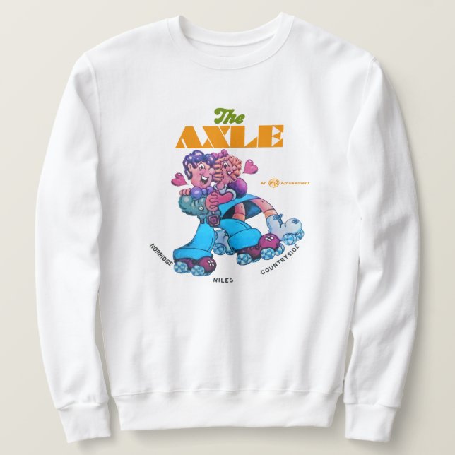 The Axle Roller Skating Rinks of Illinois. Sweatshirt (Design Front)