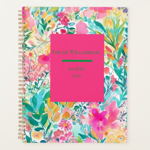 The Ayana Watercolor Spring Floral Daily Planner 
