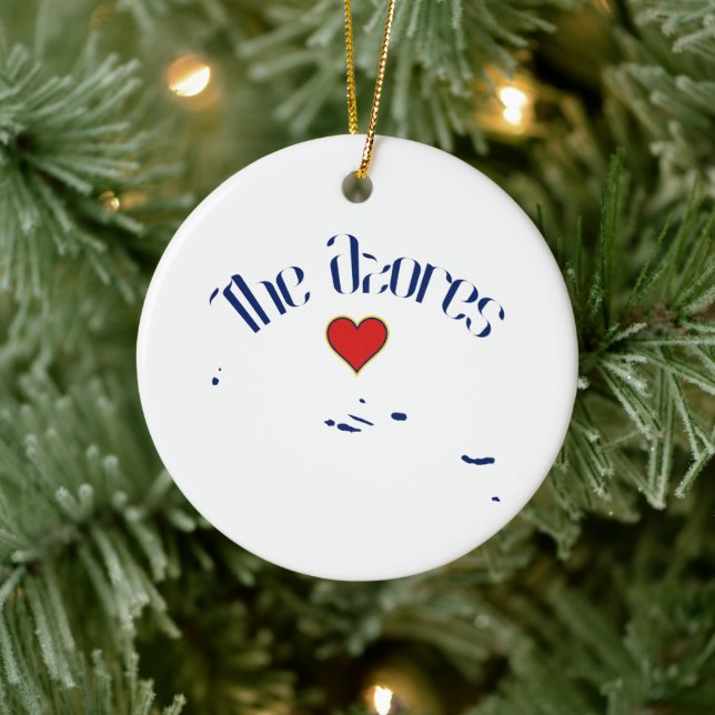 The Azores  Ceramic Ornament (Tree)