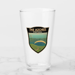 The Azores Portugal Travel Vintage Art Glass