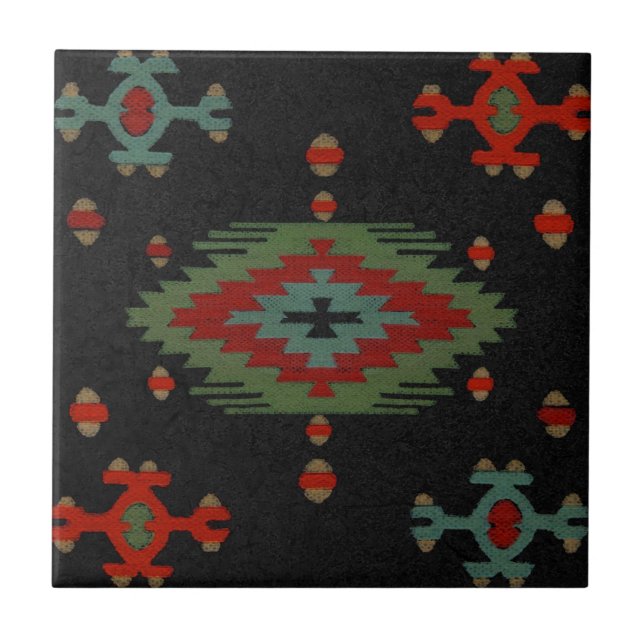 The Aztec Ceramics Ceramic Tile (Front)