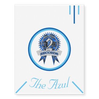 "The Azul" Temporary Tattoo