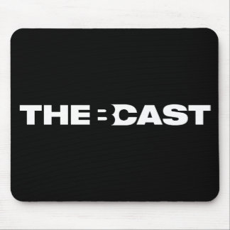 "The B-Cast" black mousepad