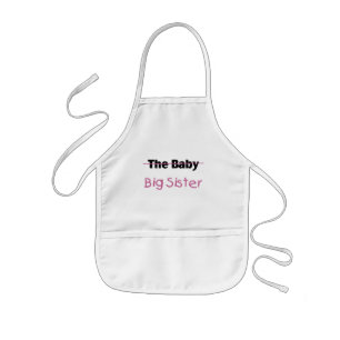 The Baby Big Sister Kids' Apron