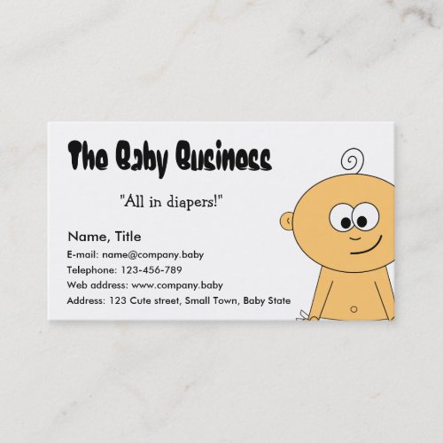 The Baby Business Business Card