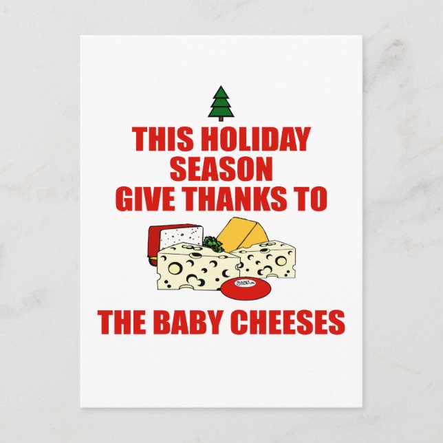 The Baby Cheeses Postcard (Front)