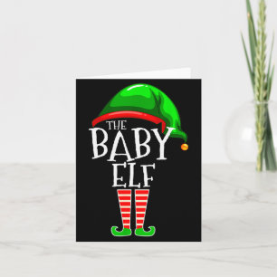 The Baby Elf Group Matching Family Christmas Card