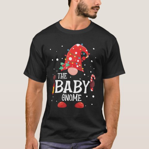 The Baby Gnome Matching Family Christmas Gnome Paj T_Shirt