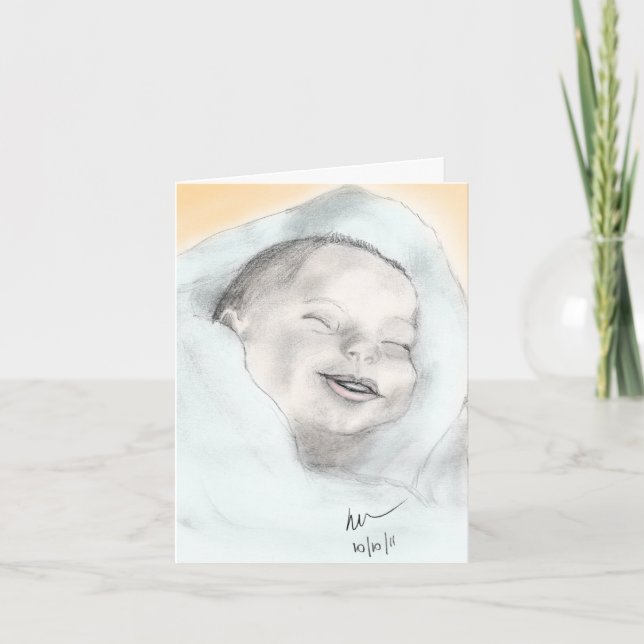 The baby holiday card (Front)
