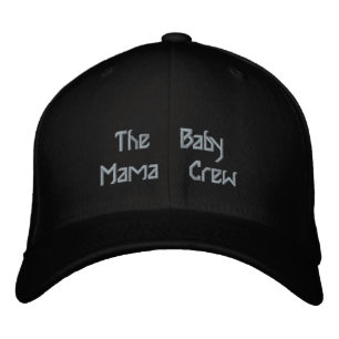 The Baby Mama Crew Black Family Celebration-Hat  Embroidered Baseball Cap