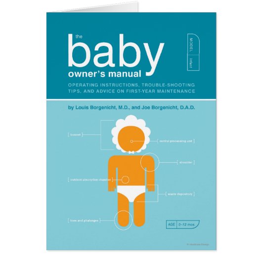 The Baby Owner's Manual Cards (Front)