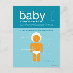 The Baby Owner's Manual Postcard