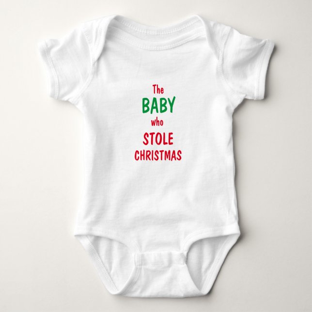 The Baby Who Stole Christmas Bodysuit (Front)