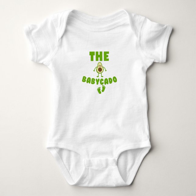 The babycado,Avocado baby  Baby Bodysuit (Front)
