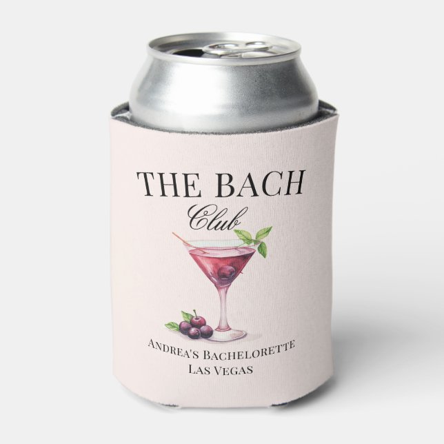 The Bach Cherry Cocktail Luxury Social Club  Can Cooler (Can Front)