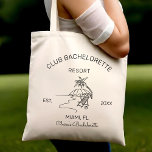 The Bach Club Bachelorette Party Favors Bridesmaid Tote Bag<br><div class="desc">The Bach Club Bachelorette Party Favors Bridesmaid Tote Bag</div>