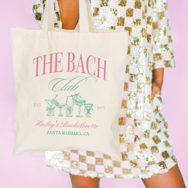 The Bach Club Bachelorette Party Tote Bag (The Bach Club Bachelorette Party Tote Bag)