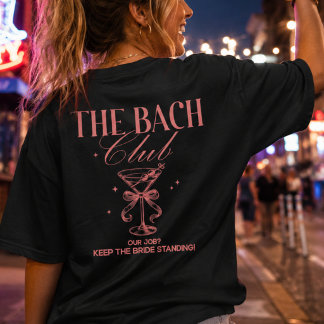 The Bach Club Cute Bachelorette Party Weekend Tee