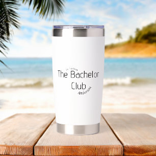 the bachelor club name year stylish trendy curvy insulated tumbler